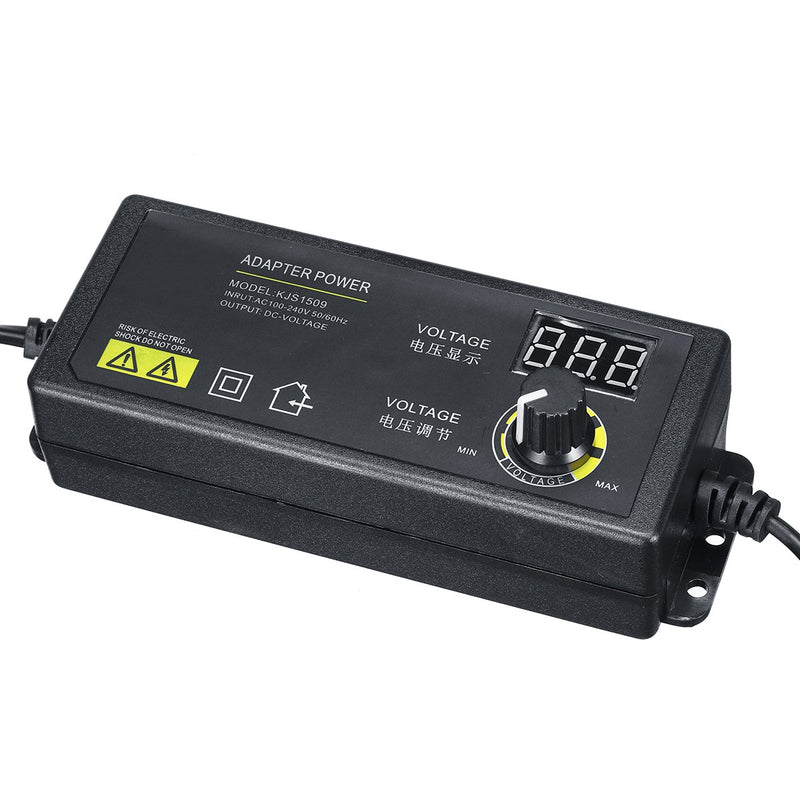 Minleaf Display DC3V-36V Adjustable Power Supply Adapter 2.5A 60W/120W AC/DC Switching Power Adapter