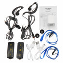 2Pcs Mini 400-480MHz 16 Channels Walkie Talkie UHF Two Way Radio PC Programmable CTCSS/DCS Radio
