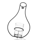 Nordic Metal Vase Glass Hydroponic Plant Container Ornaments Home Decor Accessories