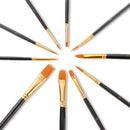 50 Pcs/set Painting Brushes Nylon Hair Brush for Acrylic Oil Watercolor Painting Artist Professional Painting Kits
