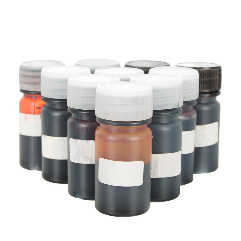 10 Colors Epoxy UV Resin Dye Colorant Resin Liquid Pigment Mix Color DIY Art Crafts