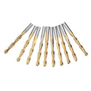 Drillpro 3.175mm Shank Spiral Ball Nose End Mill Cutter Tungsten Carbide Titanuim Coated Milling Cutter CNC Tool