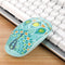 FD V8 Portable 2.4GHz Wireless Mouse Cute Cartoon Home Office Power Saving Silent Mouse 1000DPI Gaming Mouse for Windows 7 / 8 / 10 / Vista XP Mac
