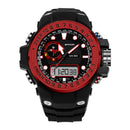 SANDA 399 Dual Display Digital Watch Calendar Luminous Display Alarm Clock Watch Outdoor Sport Watch