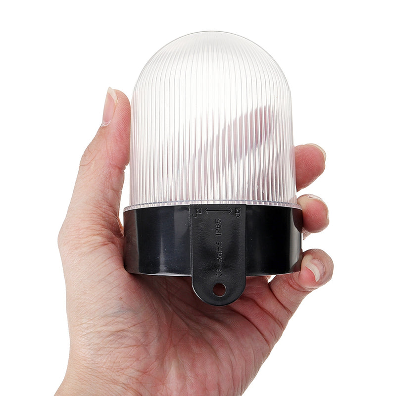 Solar Power Wall Mount 6 LED Light Outdoor Garden Path Landscape Fence Yard Lamp