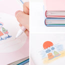 DIY Lover Notebook Cute Romantic Diary Planner Organizer Note Book Lover Story Paper Book