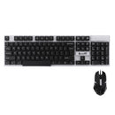 104Key RGB Backlit Wired Mechanical Gaming Keyboard and 1600 DPI Gaming Mouse Set for PC Laptop