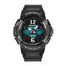 SANDA 757 Calendar Luminous Display Fashion Design Children Watch Dual Display Digital Watch for Kids