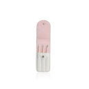 3Pcs 4 Colors Stainless Steel Eyebrow Beauty Tweezers Face Hair Removal With Bag Makeup Tool