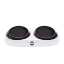 Double Pet Bowl Dog Cat Food Water Dish Feeder