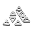 Drillpro 10pcs Carbide Shim Accessories Cutter Pad MT1603/MT1604/MT2204 for CNC Lathe Turning Tool TNMG16 TNMG22 Inserts