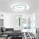 18W Modern Round Flower Acrylic LED Ceiling Light Warm White/White Lamp for Living Room AC220V