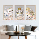 3Pcs/1Set DIY Princess Photo Frame Cat Decoration Paste Ins Wind Wall Sticker