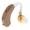 Portable Digital Tone Hearing Aids Aid Deaf-aid Behind The Ear Sound Earphone Amplifier Adjustable with 4 Earplugs