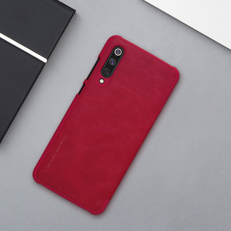 NILLKIN Flip PU Leather Smart Sleep Credit Card Slot Protective Case For Xiaomi Mi 9 / Mi9 Transparent Edition