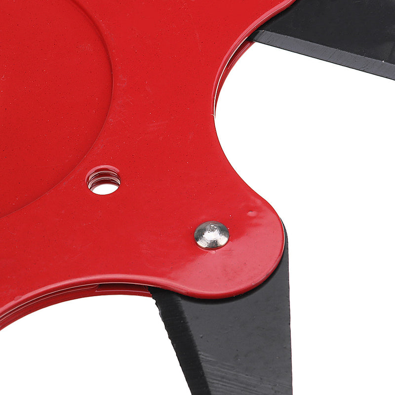 Upgrade 6 Blades Steel Trimmer Head Razors 65Mn Grass Weed Cutter for Lawn Mower