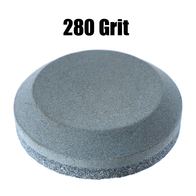 Sharpening Stone Dual Grit 120# 280# Whetstone Alumina Kitchen Round Grinding Stone Household Blade Sharpener Sharpen Stone