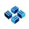 20PCS Blue TMC2100 Stepper Motor Driver Cooling Heatsink With Back Glue For 3D Printer