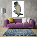 Miico Hand Painted Oil Paintings Simple Style-A Flying Owl Wall Art For Home Decoration Painting