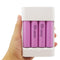 TOMO Smart LCD Screen 18650 Li-ion Battery  Charger &Power Bank