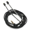 Black Replacement Earphone Cable 3.5mm Wire for Logitech UE18 JH13 Westone W4r UM3X 1964 A
