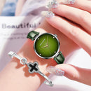 DOM G-1292 Casual Women Watch Waterproof Starry Sky Dial Super Slim Quartz Watch