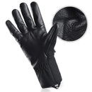 Motorcycle Waterproof Riding Guantes Velvet Touch Screen Winter Warm Gloves With Zipper
