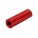 Suleve M3AR1 M3 Aluminum Alloy Standoff Studs 8-35mm Red Round PCB Board Spacers Standoffs 10pcs