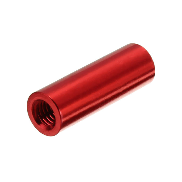 Suleve M3AR1 M3 Aluminum Alloy Standoff Studs 8-35mm Red Round PCB Board Spacers Standoffs 10pcs
