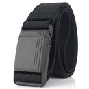 AWMN 125cm Men's Nylon Belt Magnetic Quick Buckle Tactical Belt