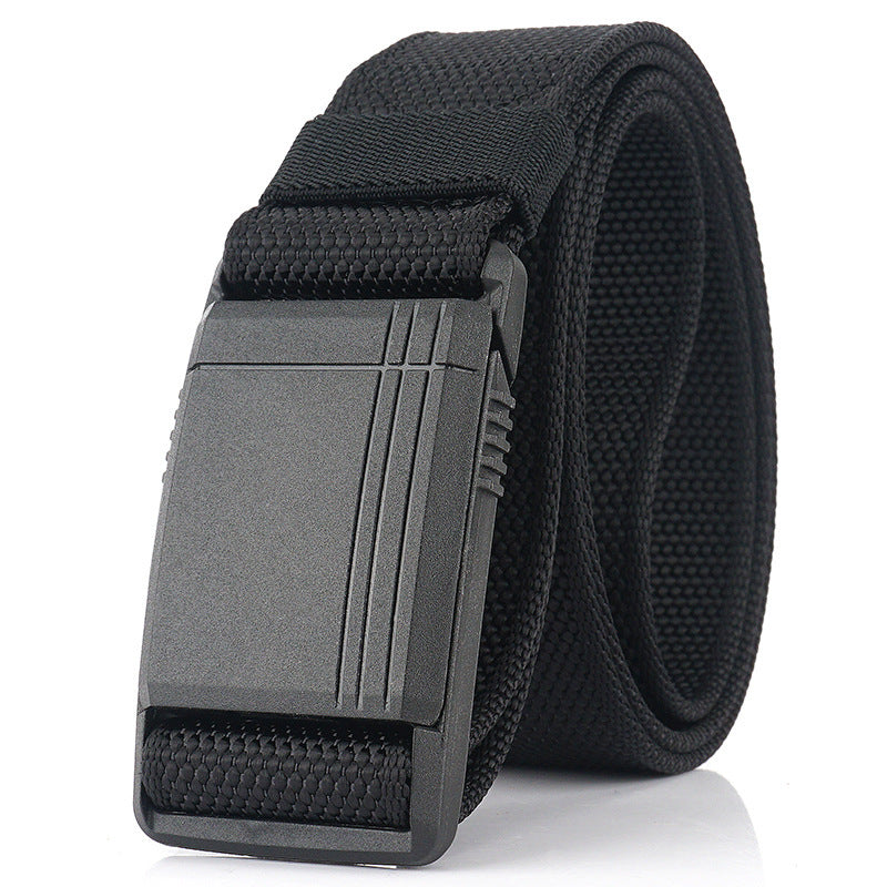AWMN 125cm Men's Nylon Belt Magnetic Quick Buckle Tactical Belt