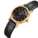 OCHSTIN LQ017C Casual Design Leather Quartz Watch Waterproof Analog Female Wristwatch