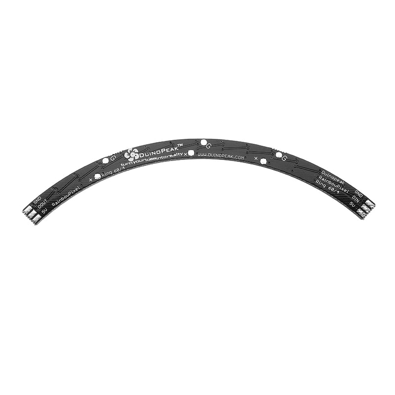 Duinopeak 5V 60 Bit WS2812 5050 RGB LED Smart Full Color RGB Quarter Light Circle Board