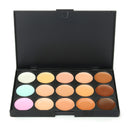 LuckyFine 15 Colors Professional Makeup Facial Concealer Palette Dark Shadow Beauty Cosmetic
