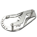 DANIU EDC Multi Pocket Tool Carabiner Screwdriver Wrench Gear Key Holder Clip Folder Keychain