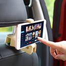 Car Seat Back Headrest Phone Holder ABS Storage Hanger Hook Bag Cloth Holder Organizer Universal