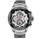 NAVIFORCE 9165 Chronograph Business Style Men Watch Luminous Display Quartz Watch