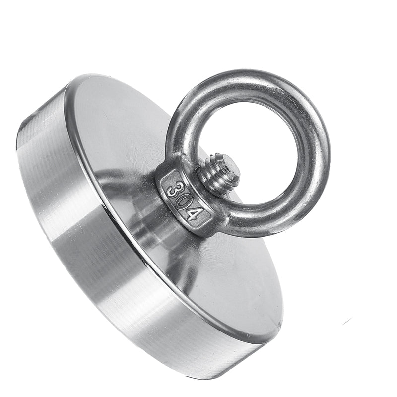 230KG D80mm Neodymium Recovery Magnet Fishing Metal Treasure Hunting Tools