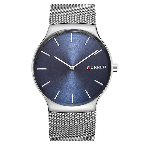 CURREN 8256 Luxury Simple Fashion Business Steel Strap Men Quartz Wrist Watch