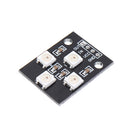 10pcs WS2812B-4 5V 5050 RGB LED Lamp Panel Board 4-Bit Full-color Driver Module Development Board
