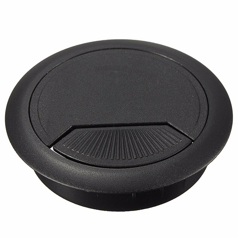 Plastic Grommet Hole Cover 60mm For PC Computer Desk Table Cable Cord Wires Tidy Extension Reel Cord