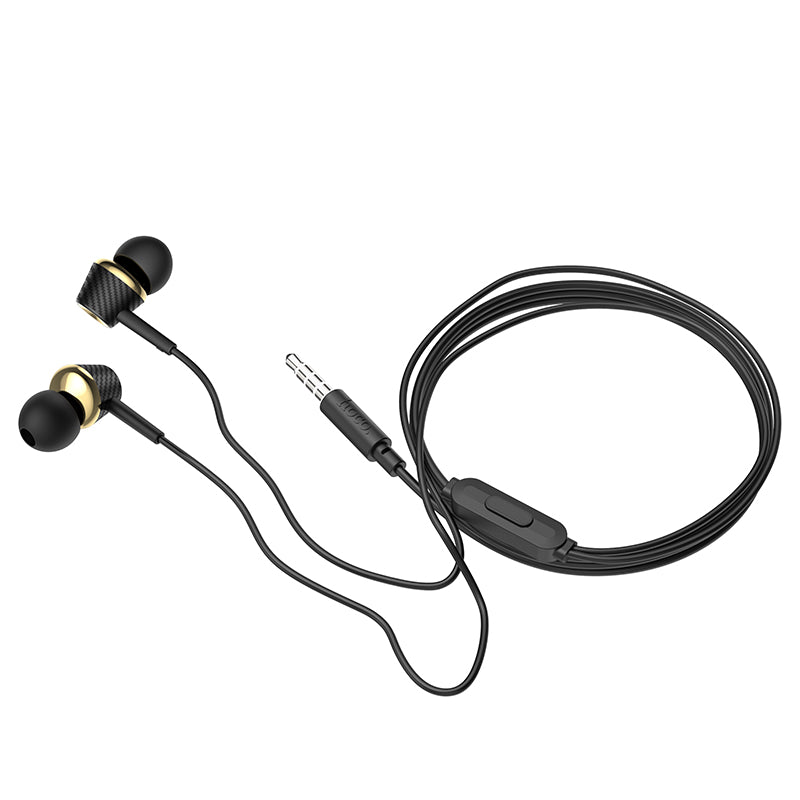 HOCO M70 Universal Wired Control HiFi In-ear Earphone with Mic for Mobile Phones PC Laptop