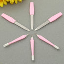3 In 1 Stainless Steel Sanding Nail File Buffer Scraper Dead Skin Barb Cuticle Polish Manicure Tool