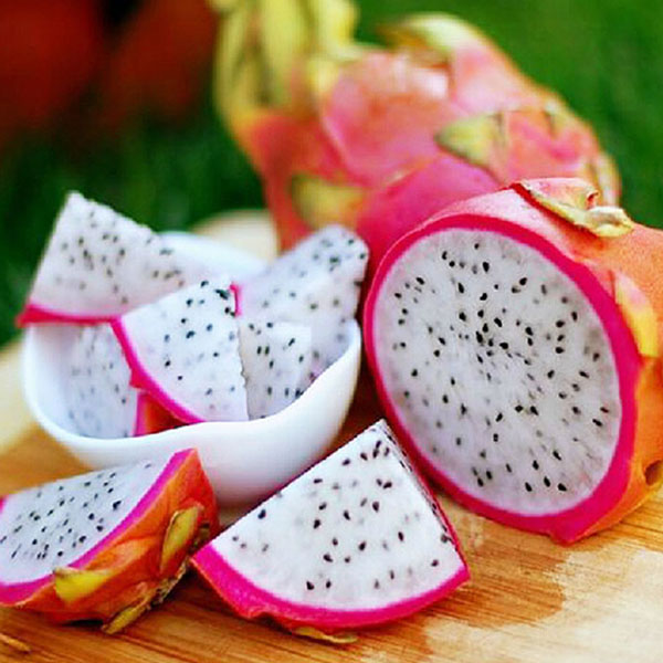 Egrow 50 Pcs/Pack Pitaya Seeds Red White Dragon Fruit Tree Seed for Outdoor Courtyard Plants