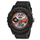 SANDA 769 Dual Digital Digital Watch Men PU Stopwatch Luminous Display Calendar Outdoor Sport Watch