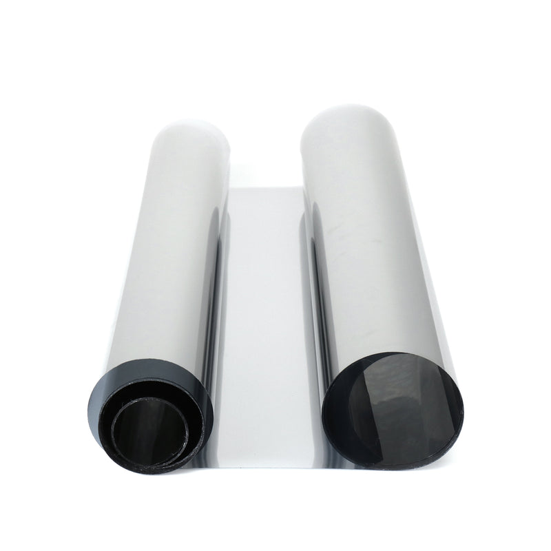 3Mx50cm / 5Mx50cm Chrome Silver Window Tint Film 15% VLT One Way Mirror Privacy