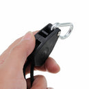 2pcs 1/8 Inch Rope Ratchet Lifters Reflector Grow Light Hangers Zinc Alloy Hook Plastic Pulley 2m