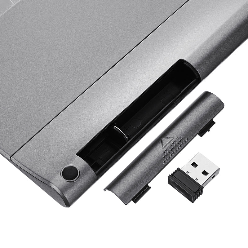 JP136 Ultra Thin 2.4GHz Wireless Keyboard with Touch Pad for Laptops Desktop Computers