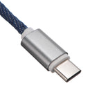 3Pcs TIANSTON Denim 2A USB Type-C 1m/3.28ft Charging Data Cable For Samsung Xiaomi