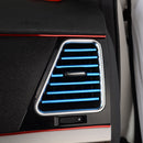 10Pcs 20Cm Universal Car Air Conditioner Outlet Decoration U Shape Interior Moulding Trim Strip Car Styling Accessories